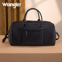 WG262-5110 Wrangler Whipstitch  Collection Duffle Bag -Black (ONLINE-EXCLUSIVE)