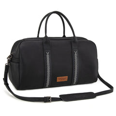 WG262-5110 Wrangler Whipstitch  Collection Duffle Bag -Black (ONLINE-EXCLUSIVE)