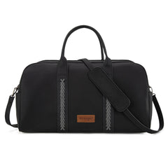 WG262-5110 Wrangler Whipstitch  Collection Duffle Bag -Black (ONLINE-EXCLUSIVE)