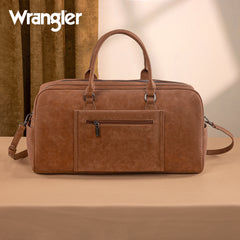 WG262-5110 Wrangler Whipstitch  Collection Duffle Bag -Brown (ONLINE-EXCLUSIVE)