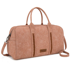 WG262-5110 Wrangler Whipstitch  Collection Duffle Bag -Dark Pink (ONLINE-EXCLUSIVE