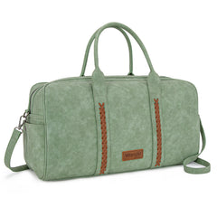 WG262-5110 Wrangler Whipstitch  Collection Duffle Bag -Green (ONLINE-EXCLUSIVE