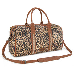 WG262-5110 Wrangler Whipstitch  Collection Duffle Bag -Leopard (ONLINE-EXCLUSIVE )