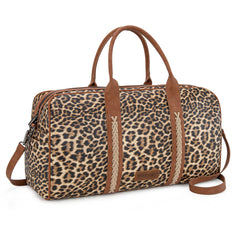 WG262-5110 Wrangler Whipstitch  Collection Duffle Bag -Leopard (ONLINE-EXCLUSIVE )