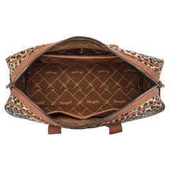 WG262-5110 Wrangler Whipstitch  Collection Duffle Bag -Leopard (ONLINE-EXCLUSIVE )