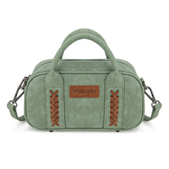 WG262-522  Wrangler Whipstitch Collection Mini Satchel/Crossbody Bag - Green
