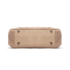 WG263-2022  Wrangler Sherpa Aztec Sherpa Hobo/Shoulder Bag - Tan