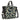 WG264-8014BK  Wrangler Cow Print Concealed Carry Tote/Crossbody - Black