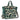 WG264-8014DTQ  Wrangler Cow Print Concealed Carry Tote/Crossbody- Dark Turquoise