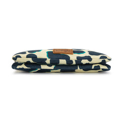 WG264-W106DTQ  Wrangler Cow Print  Wallet/Wristlet/Crossbody -Dark Turquoise