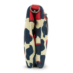 WG264-W106RD   Wrangler Cow Print  Wallet/Wristlet/Crossbody -Red