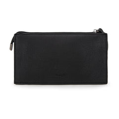 WG275-181  Wrangler Sherpa Aztec Canvas  Clutch - Black