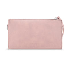 WG275-181  Wrangler Sherpa Aztec Canvas  Clutch -Dark Pink