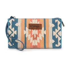 WG275-181  Wrangler Sherpa Aztec Canvas  Clutch -Jean