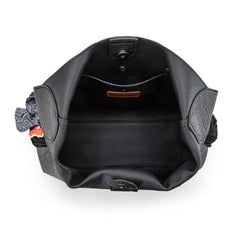 WG279-9182BK  Wrangler Fringe Floral Tooled Hobo Bag-Black