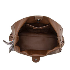 WG279-9182CF  Wrangler Fringe Floral Tooled Hobo Bag-Coffee