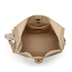 WG279-9182TN  Wrangler Fringe Floral Tooled Hobo Bag-Tan