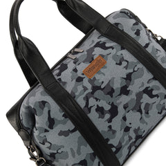 WG286-5110 Wrangler Camo Print Collection Duffle Bag -Black