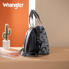 WG286-5110 Wrangler Camo Print Collection Duffle Bag -Black