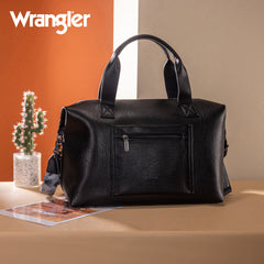 WG286-5110 Wrangler Camo Print Collection Duffle Bag -Black