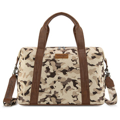 WG286-5110 Wrangler Camo Print Collection Duffle Bag -Brown