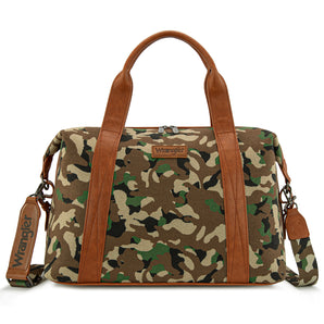 WG286-5110 Wrangler Camo Print Collection Duffle Bag - Green