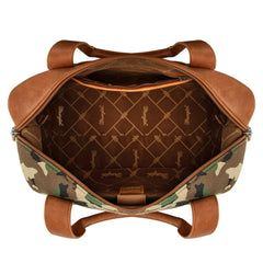 WG286-5110 Wrangler Camo Print Collection Duffle Bag -Green