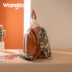 WG286-5110 Wrangler Camo Print Collection Duffle Bag -Green