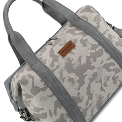 WG286-5110 Wrangler Camo Print Collection Duffle Bag -Grey