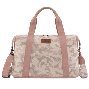 WG286-5110 Wrangler Camo Print Collection Duffle Bag - Pink