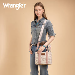 WG286-8120S  Wrangler Camo Print Concealed Carry Tote/Crossbody - Pink