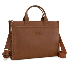 WG288-8119  Wrangler Carry-All Large Tote Work Tote /Crossbody - Brown