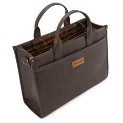 WG288-8119  Wrangler Carry-All Large Tote Work Tote /Crossbody - Coffee