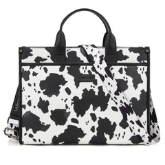 WG288-8119  Wrangler Carry-All Large Tote Work Tote /Crossbody - Cow-Black