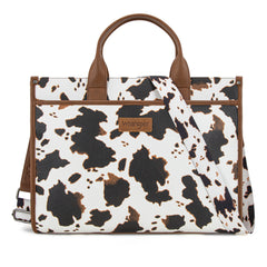 WG288-8119  Wrangler Carry-All Large Tote Work Tote /Crossbody - Cow-Brown