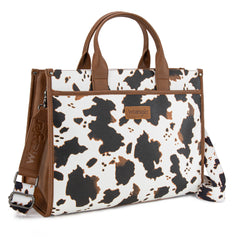 WG288-8119  Wrangler Carry-All Large Tote Work Tote /Crossbody - Cow-Brown