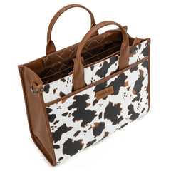 WG288-8119  Wrangler Carry-All Large Tote Work Tote /Crossbody - Cow-Brown