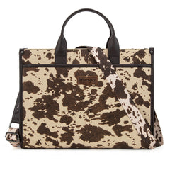 WG288-8119  Wrangler Carry-All Large Tote Work Tote /Crossbody - Cow-Coffee