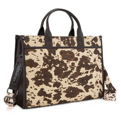 WG288-8119  Wrangler Carry-All Large Tote Work Tote /Crossbody - Cow-Coffee