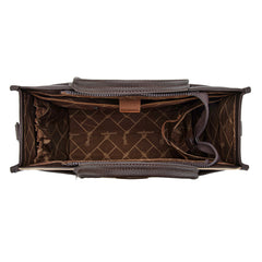 WG288-8119  Wrangler Carry-All Large Tote Work Tote /Crossbody - Cow-Coffee