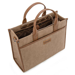 WG288-8119  Wrangler Carry-All Large Tote Work Tote /Crossbody - Khaki