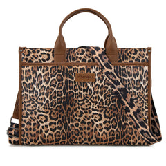 WG288-8119  Wrangler Carry-All Large Tote Work Tote /Crossbody - Leopard