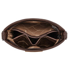 WG297G-8360CF   Wrangler Aztec Print Crossbody Bag -Coffee