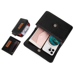 WG3-0056  Wrangler 3PCs Set Mini Top Handle Crossbody/Wallet/Card Case Set - Black