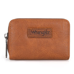 WG3-0056  Wrangler 3PCs Set Mini Top Handle Crossbody/Wallet/Card Case Set - Brown
