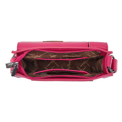 WG300-523  Wrangler Buckle Charm Small Shoulder Bag - Hot Pink