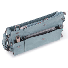 WG300-523  Wrangler Buckle Charm Small Shoulder Bag - Jean