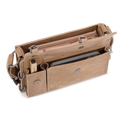 WG300-523  Wrangler Buckle Charm Small Shoulder Bag - Khaki