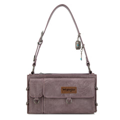 WG300-523  Wrangler Buckle Charm Small Shoulder Bag - Purple