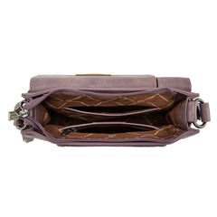 WG300-523  Wrangler Buckle Charm Small Shoulder Bag - Purple